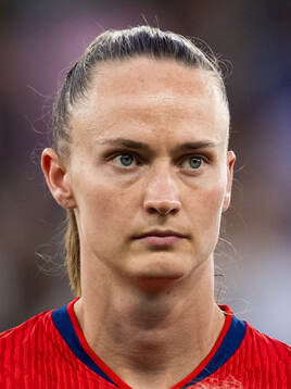 Caroline Graham Hansen of Norway line up