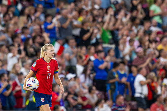 Ada Hegerberg of Norway looks dejected