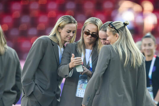 Amanda Ilestedt, Magdalena Eriksson, Amanda Nildén and