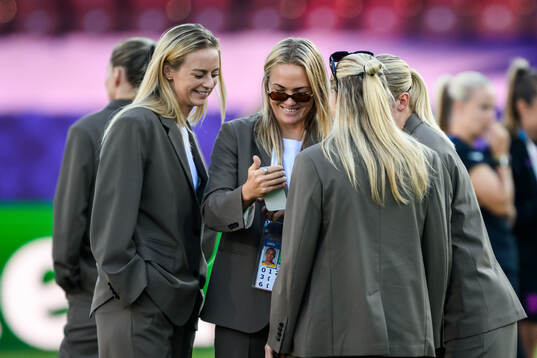 Amanda Ilestedt and Magdalena Eriksson of Sweden