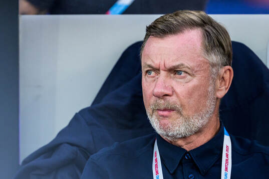 Head coach Peter Gerhardsson of Sweden