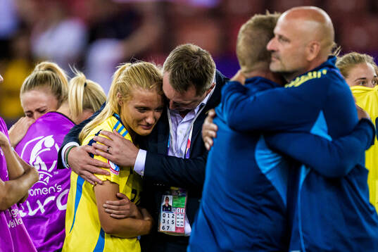 Smilla Holmberg and Kim Källström of Sweden