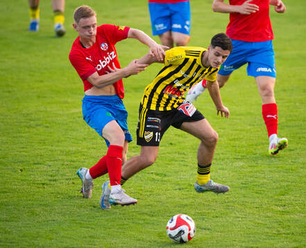 IFK Hässleholms Leon Skala i matchen mellan IFK