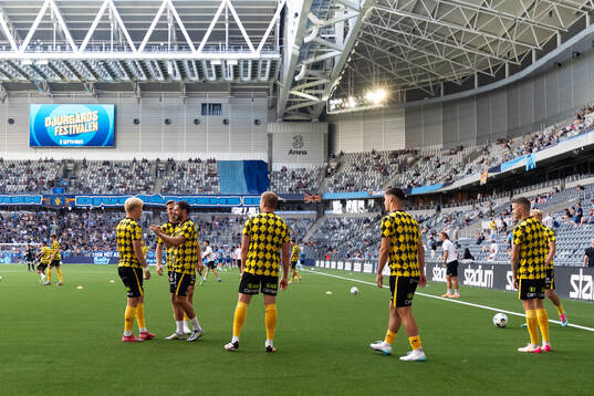 Elfsborgs spelare värmer upp