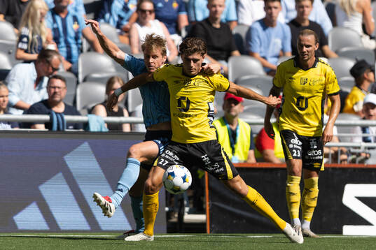 Djurgårdens Rasmus Schuller och Elfsborgs Besfort Zeneli