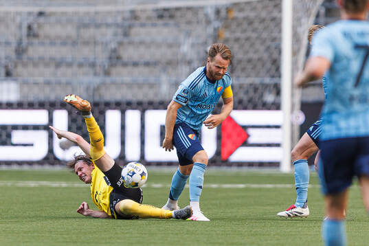 Elfsborgs Taylor Silverholt och Djurgårdens Jacob Une