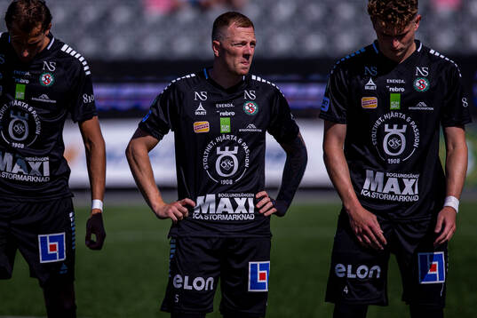 Örebros Jesper Modig innan fotbollsmatchen i Superettan