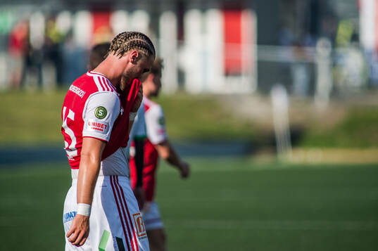Sandvikens IFs Kasper Harletun deppar