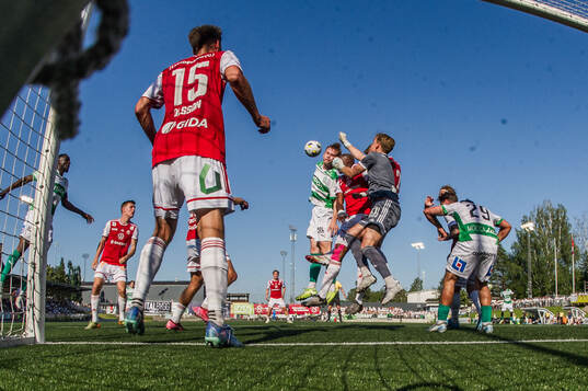 Sandvikens IFs målvakt Hannes Sveijer