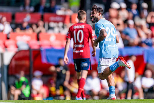 Malmö FFs Sead Haksabanovic jublar