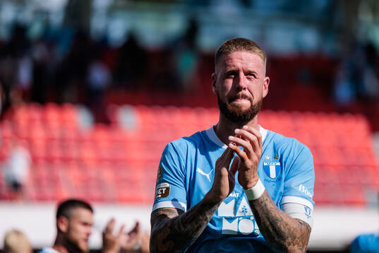 Malmö FFs Pontus Jansson jublar