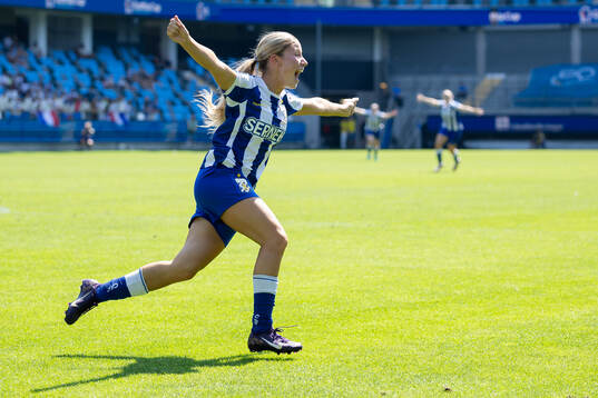 IFK Göteborgs Elma Brkovic jublar