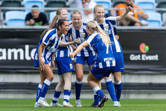 IFK Göteborgs Moa Svensson jublar