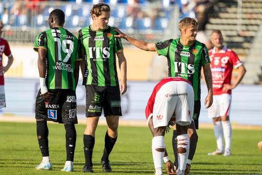 GAIS spelare jublar
