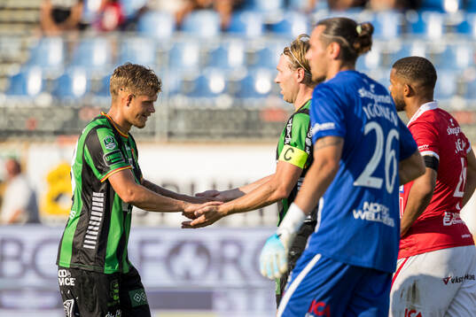 GAIS spelare jublar
