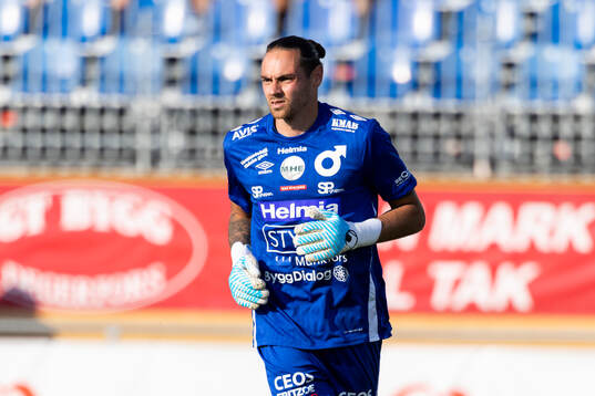 Degerfors målvakt Matvei Igonen