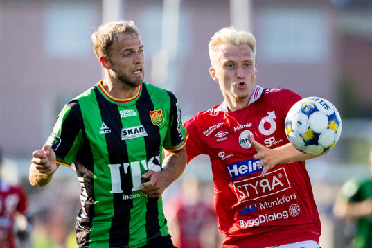 GAIS Gustav Lundgren och Degerfors Alexander Heden Lindskog