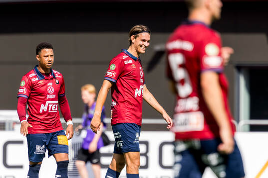 Örgrytes Noah Christoffersson jublar