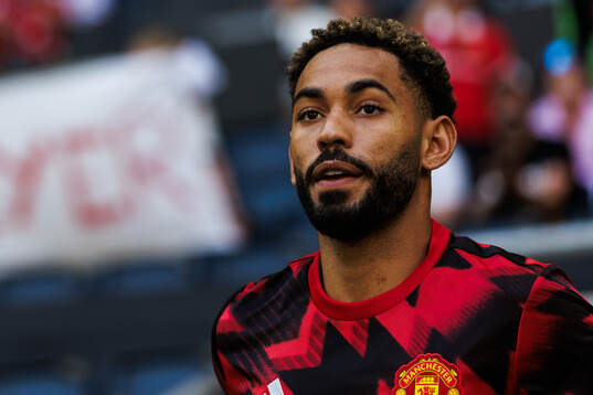 during the friendly football match between Manchester