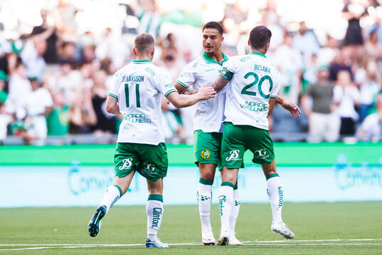 Hammarbys Oscar Johansson Schellhas, Jusef Erabi och Nahir