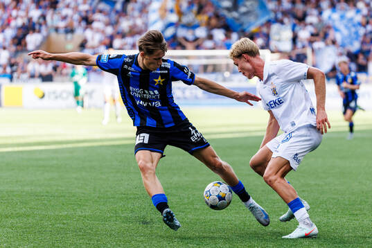 Sirius Marcus Lindberg och IFK Göteborgs Max Fenger
