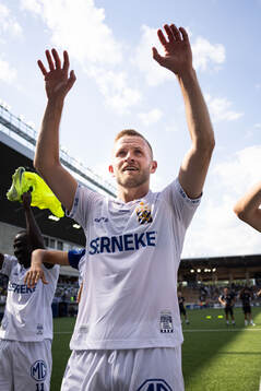 IFK Göteborgs Jonas Bager jublar