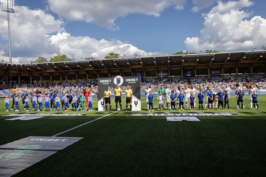 Sirius och IFK Göteborgs spelare i lineup