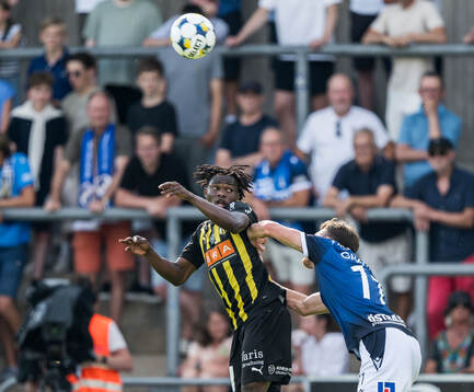 Häckens Severin Nioule och Halmstads Villiam Granath