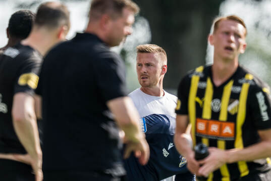 Halmstads tränare Johan Lindholm