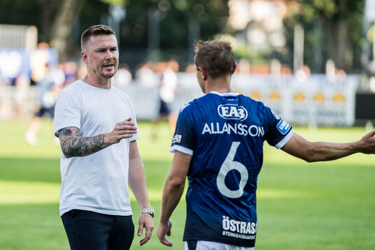 Halmstads tränare Johan Lindholm