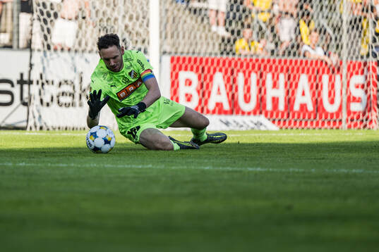 Halmstads målvakt Tim Erlandsson