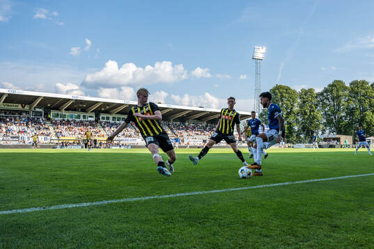 Häckens Lasse Madsen, Julius Lindberg och Halmstads Rami