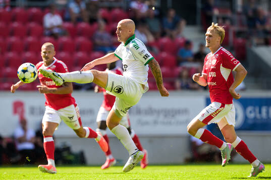 Brages Anton Lundin och Kalmars Rony Jansson