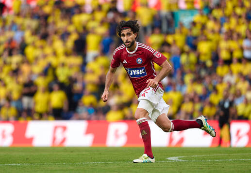 BRØNDBY, DANMARK - 20. JULI 2025: Rami Al Hajj, Silkeborg