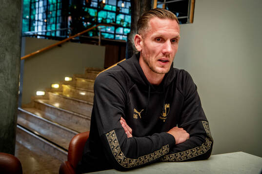 Goalkeeper Robin Olsen gave an interview upon arriving in
