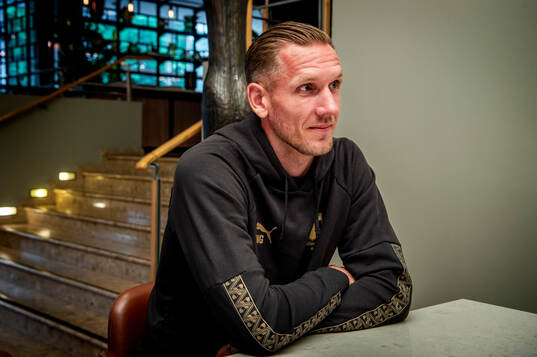 Goalkeeper Robin Olsen gave an interview upon arriving in