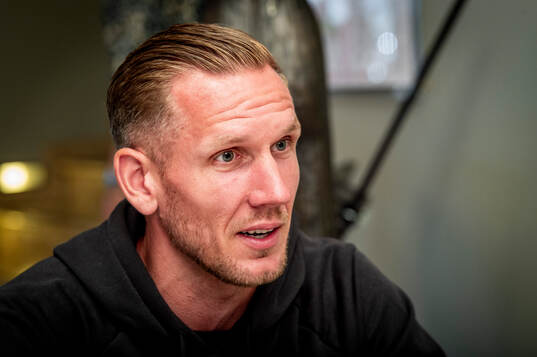 Goalkeeper Robin Olsen gave an interview upon arriving in