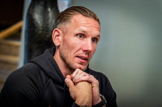Goalkeeper Robin Olsen gave an interview upon arriving in
