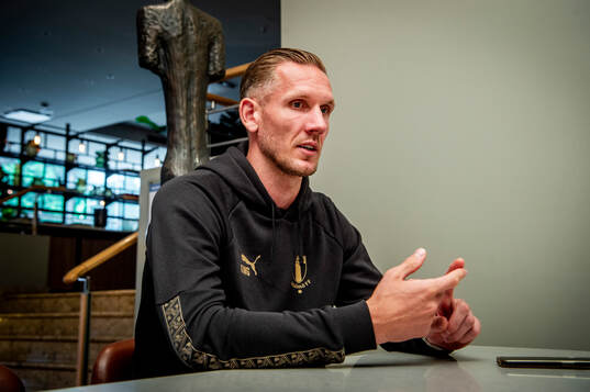 Goalkeeper Robin Olsen gave an interview upon arriving in
