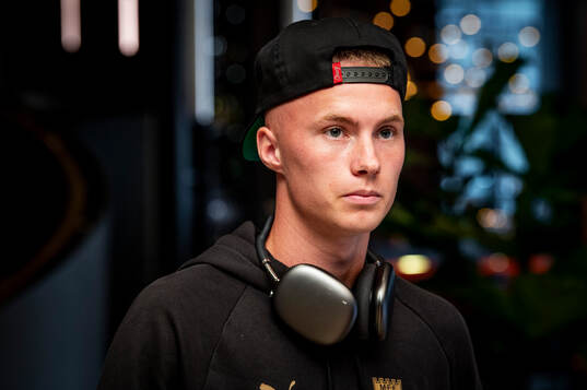 Daniel Gudjohnsen gave an interview upon arriving in Riga
