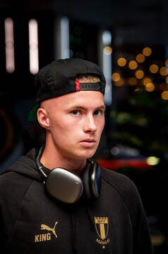 Daniel Gudjohnsen gave an interview upon arriving in Riga