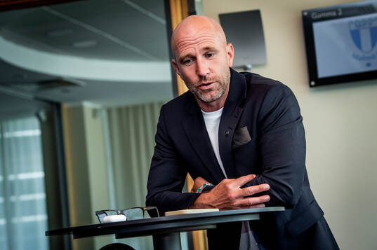 Head coach Henrik Rydström gave an interview upon arriving