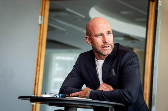 Head coach Henrik Rydström gave an interview upon arriving