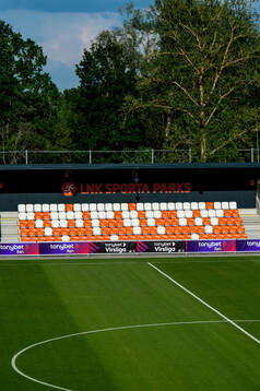 LNK Sporta Parks a head of a UEFA Champions League training