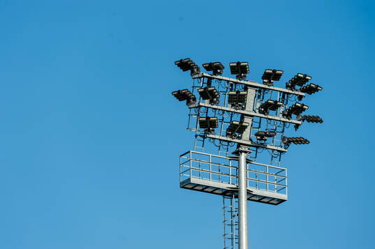 LNK Sporta Parks a head of a UEFA Champions League training