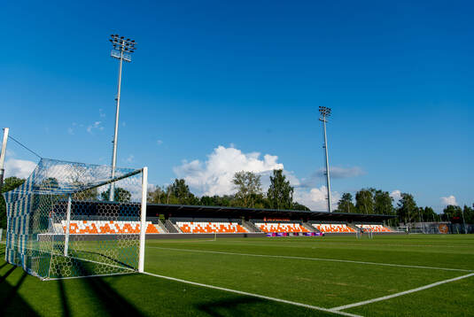 LNK Sporta Parks a head of a UEFA Champions League training