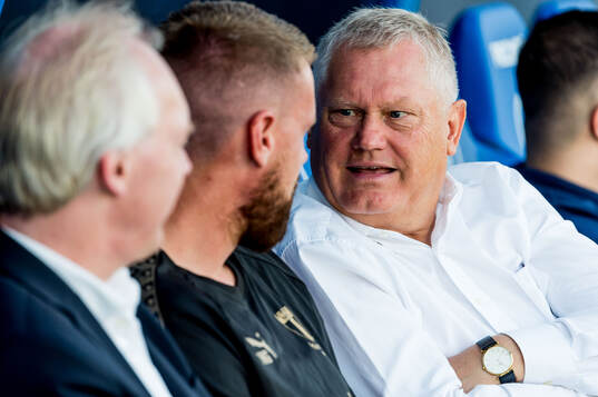 Pontus Jansson and chairman Anders Pålsson