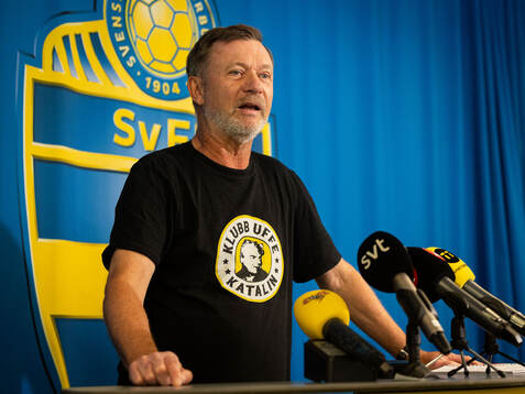Head coach Peter Gerhardsson of the Swedish women's