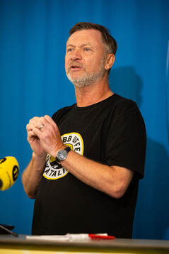 Head coach Peter Gerhardsson of the Swedish women's