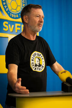 Head coach Peter Gerhardsson of the Swedish women's